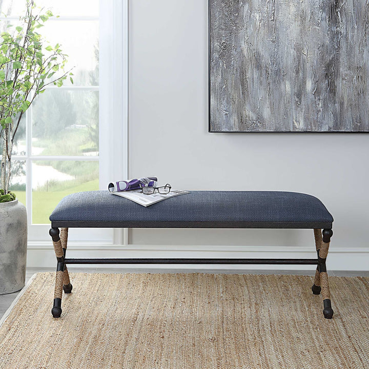 UTTERMOST Firth Rustic Bench - Benches, Ottoman, Stools