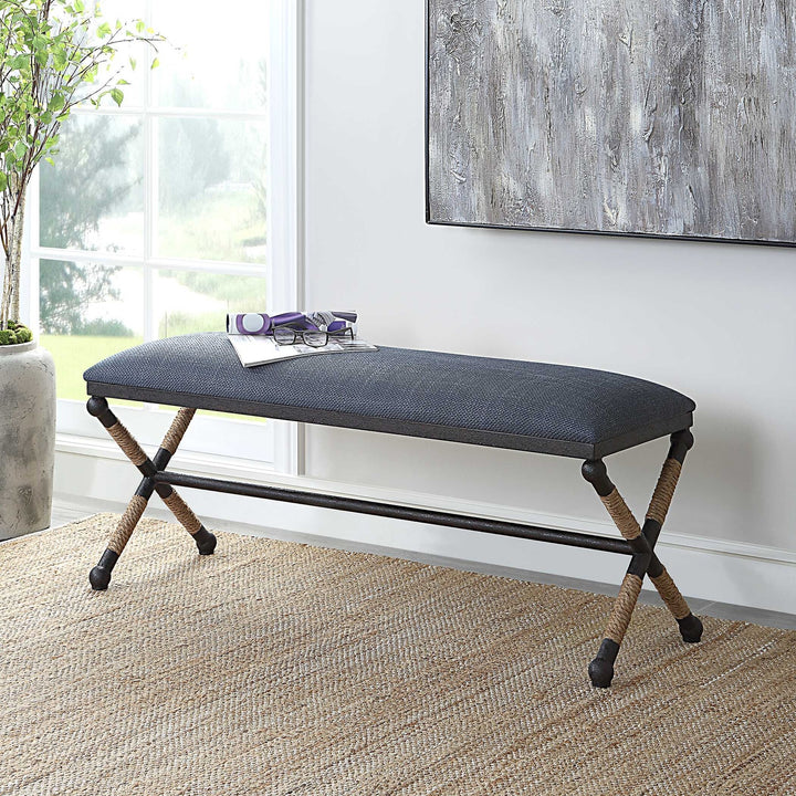 UTTERMOST FIRTH RUSTIC BENCH - Benches, Ottoman, Stools