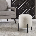 UTTERMOST Arles Shearling Ottoman - Benches, Ottoman, Stools