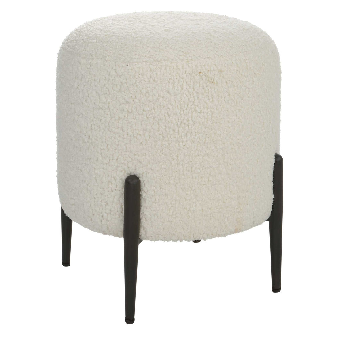 UTTERMOST ARLES SHEARLING OTTOMAN - Benches, Ottoman, Stools