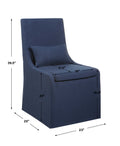 UTTERMOST COLEY DENIM ARMLESS CHAIR - Lounge