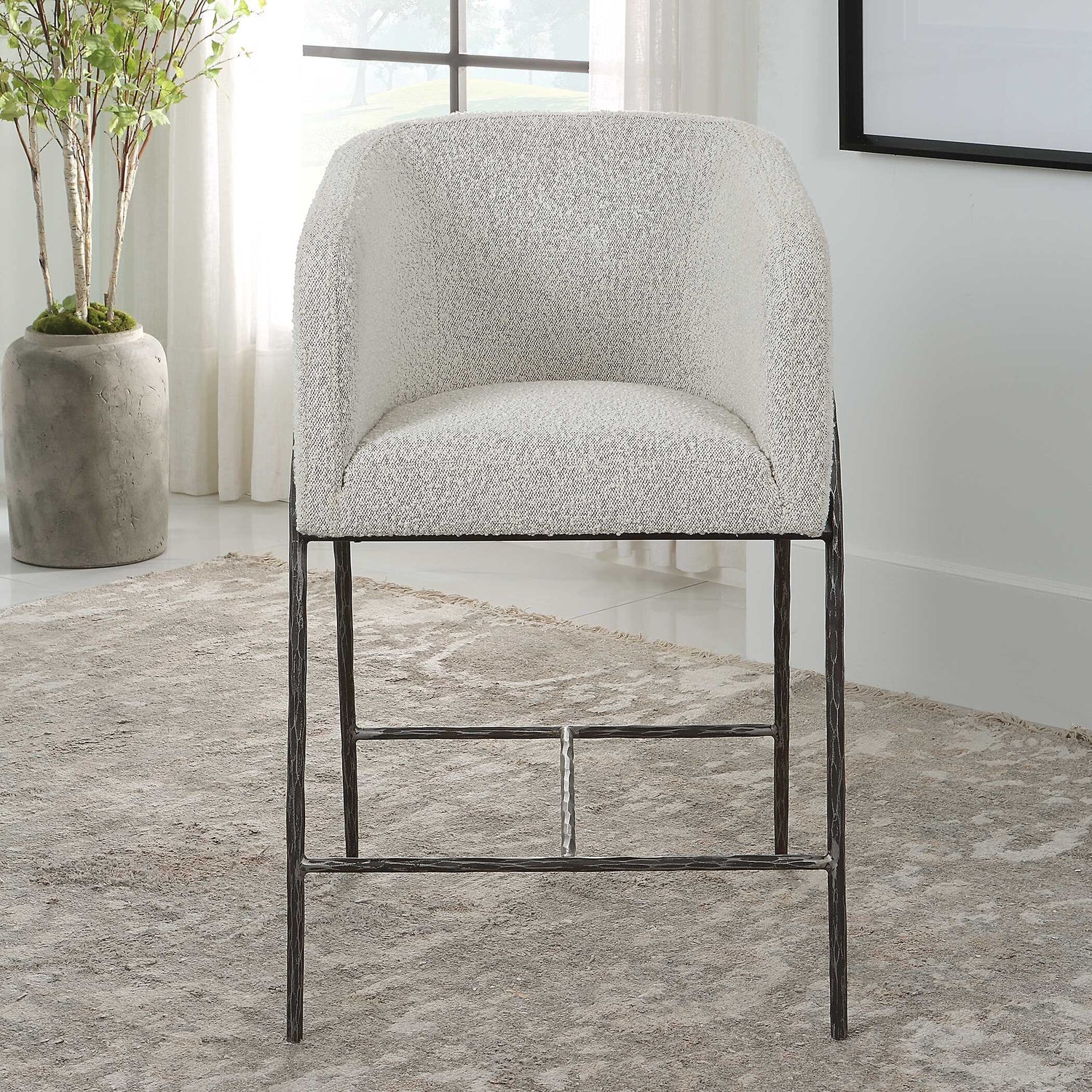 UTTERMOST JACOBSEN COUNTER STOOL - Benches, Ottoman, Stools