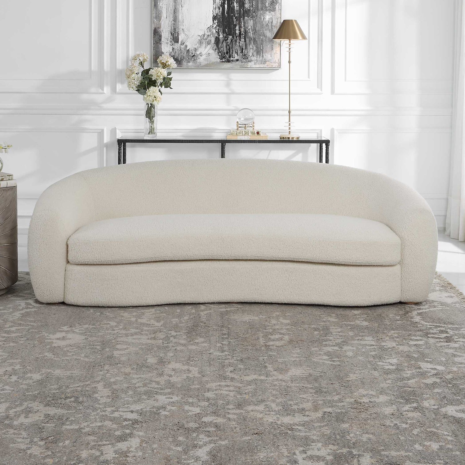 UTTERMOST Capra Art Deco Sofa - Sofa