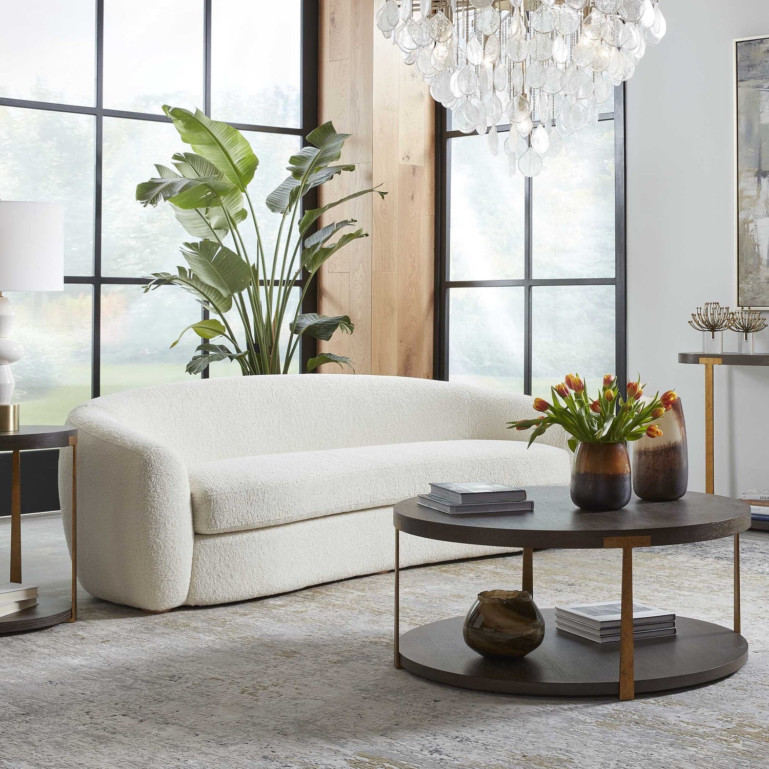 UTTERMOST Capra Art Deco Sofa - Sofa
