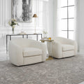UTTERMOST CAPRA ART DECO SWIVEL CHAIR - Lounge