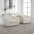 UTTERMOST CAPRA ART DECO SWIVEL CHAIR - Lounge