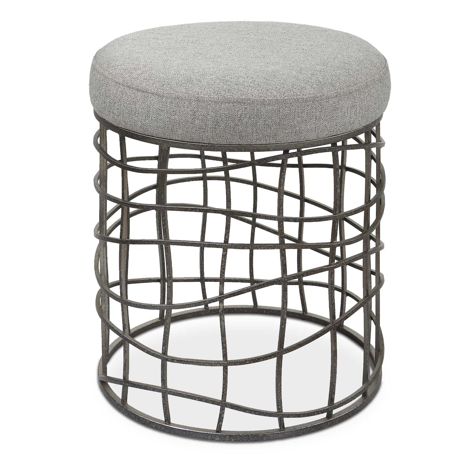 UTTERMOST CARNIVAL ACCENT STOOL - Benches, Ottoman, Stools