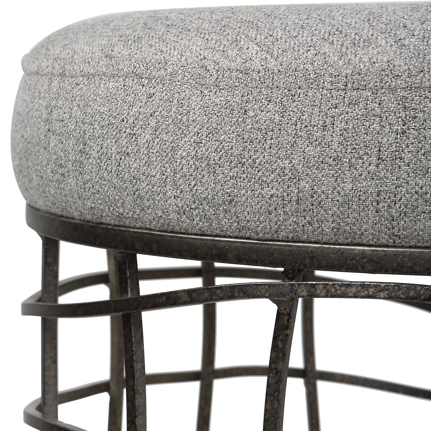 UTTERMOST CARNIVAL ACCENT STOOL - Benches, Ottoman, Stools