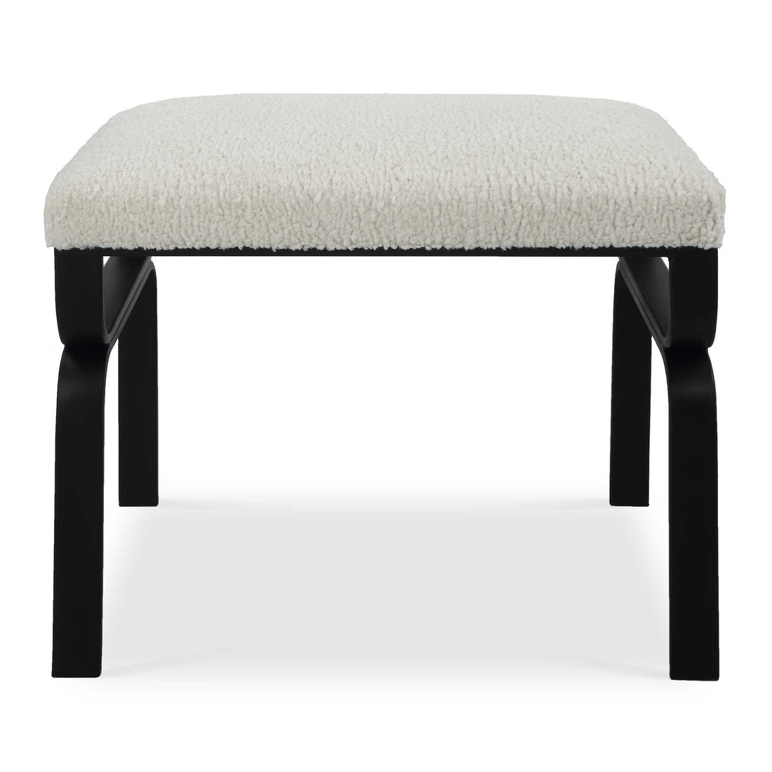 UTTERMOST Diverge Shearling Bench - Benches, Ottoman, Stools