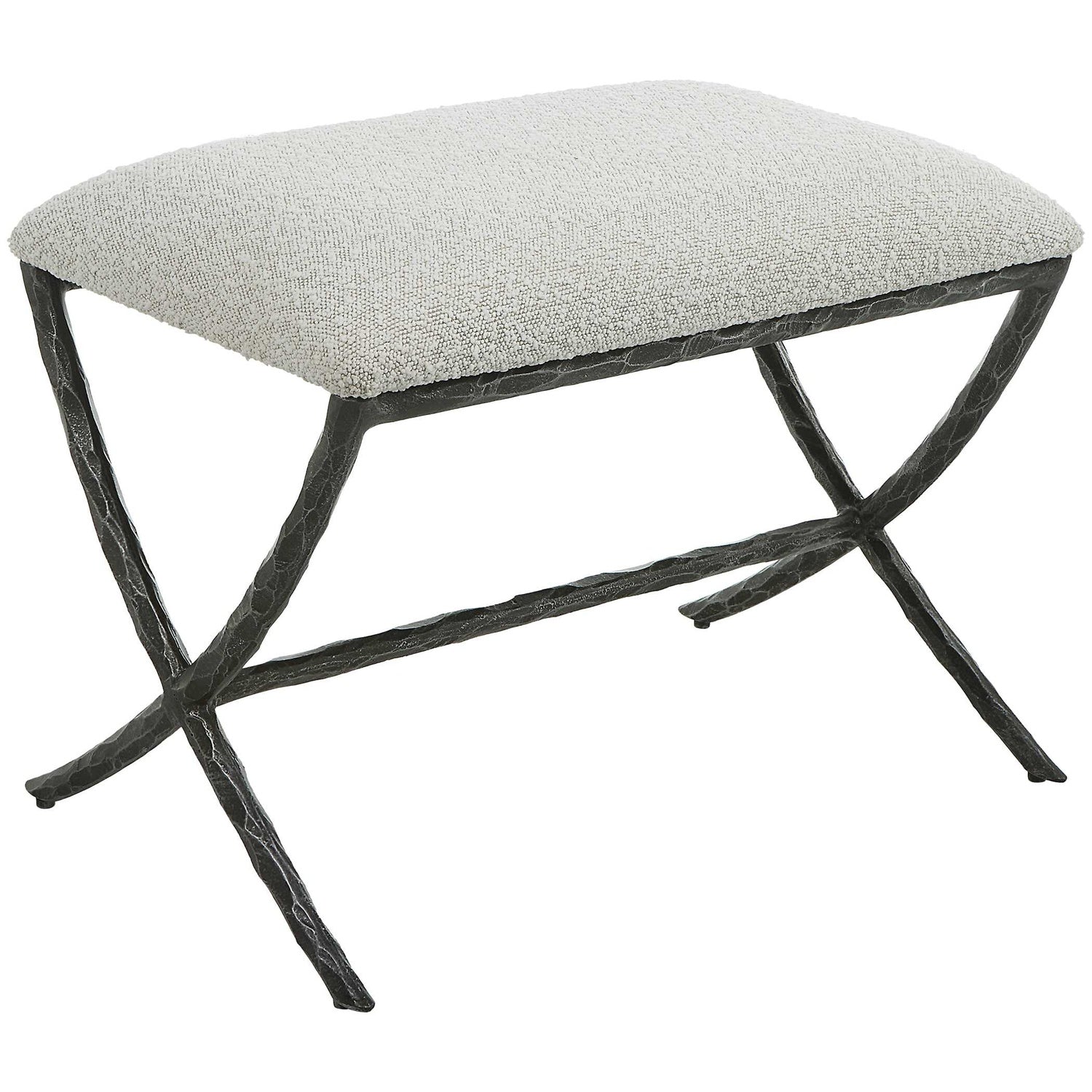 UTTERMOST Brisby Fabric Bench - Benches, Ottoman, Stools