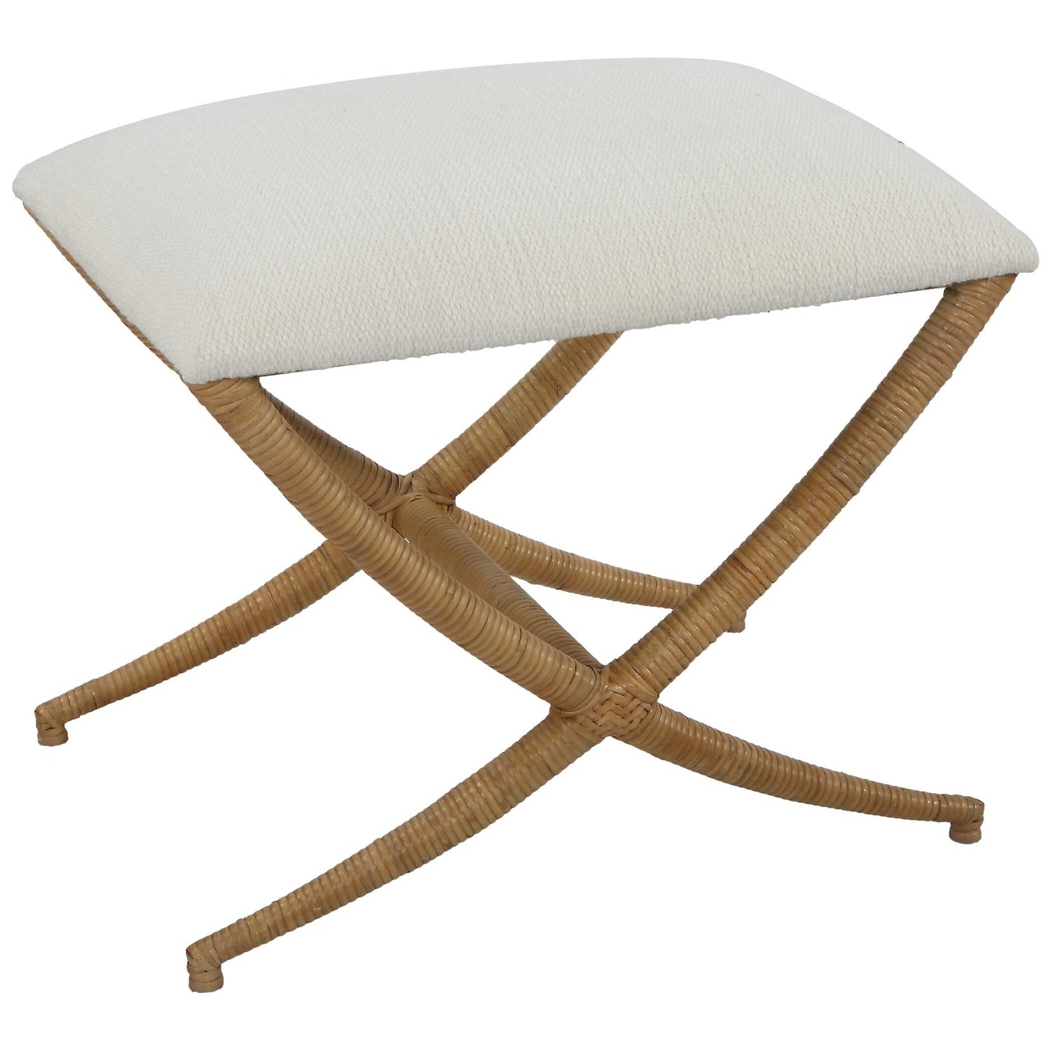UTTERMOST EXPEDITION FABRIC BENCH - Benches, Ottoman, Stools