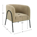 UTTERMOST JACOBSEN SHEARLING BARREL CHAIR - Lounge
