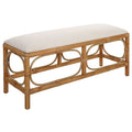 UTTERMOST LAGUNA FABRIC BENCH - Benches, Ottoman, Stools