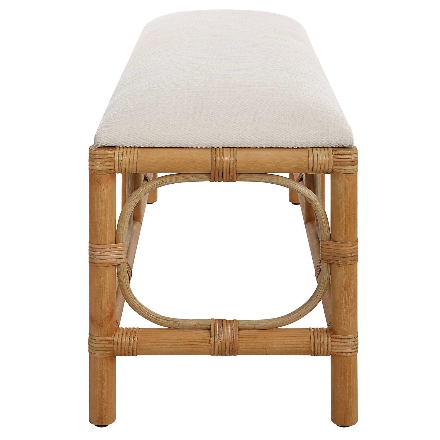 UTTERMOST Laguna Fabric Bench - Benches, Ottoman, Stools