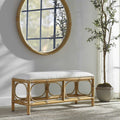 UTTERMOST Laguna Fabric Bench - Benches, Ottoman, Stools