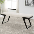 UTTERMOST Hover Modern Bench - Benches, Ottoman, Stools