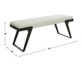 UTTERMOST Hover Modern Bench - Benches, Ottoman, Stools