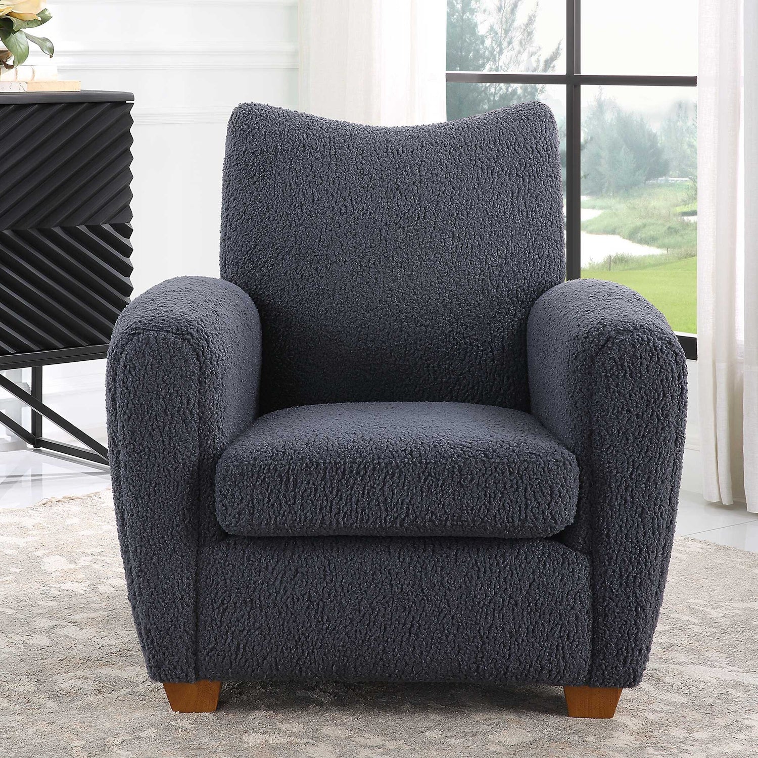 UTTERMOST TEDDY SLATE ACCENT CHAIR - Lounge