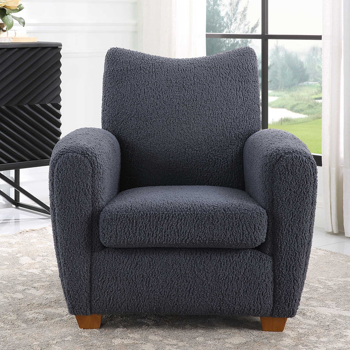 UTTERMOST TEDDY SLATE ACCENT CHAIR - Lounge