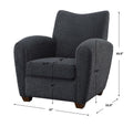UTTERMOST TEDDY SLATE ACCENT CHAIR - Lounge
