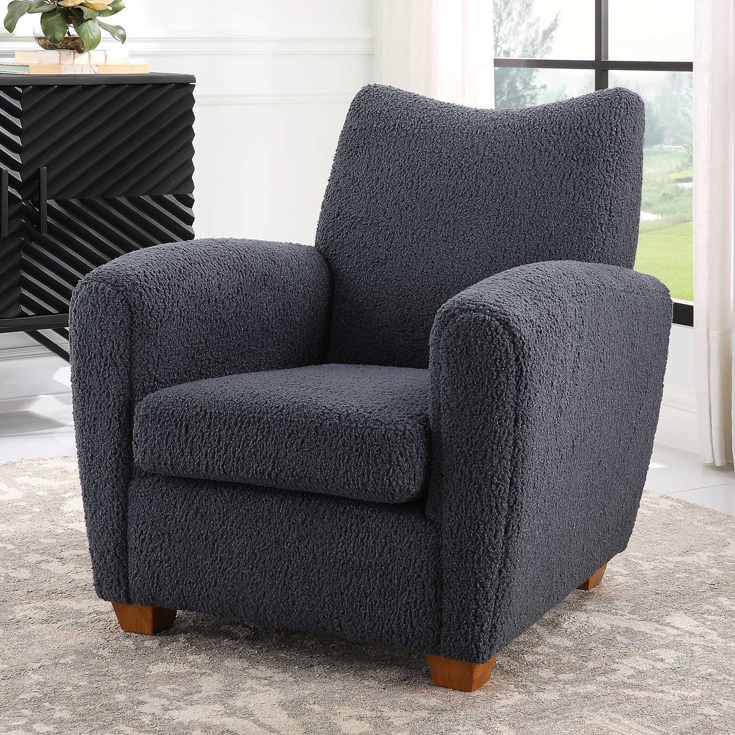UTTERMOST TEDDY SLATE ACCENT CHAIR - Lounge