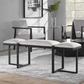 UTTERMOST TRIPLE CLOUD MODERN UPHOLSTERED BENCH - Benches, Ottoman, Stools