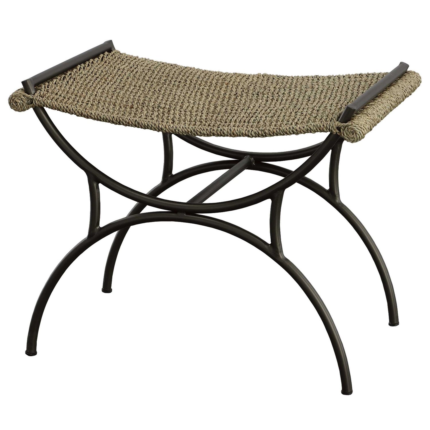 UTTERMOST PLAYA SEAGRASS BENCH - Benches, Ottoman, Stools
