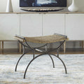 UTTERMOST Playa Seagrass Bench - Benches, Ottoman, Stools