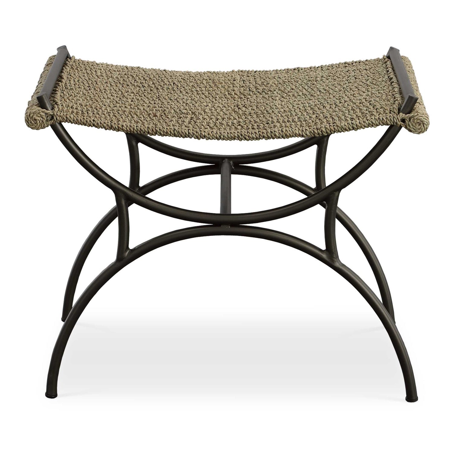 UTTERMOST Playa Seagrass Bench - Benches, Ottoman, Stools