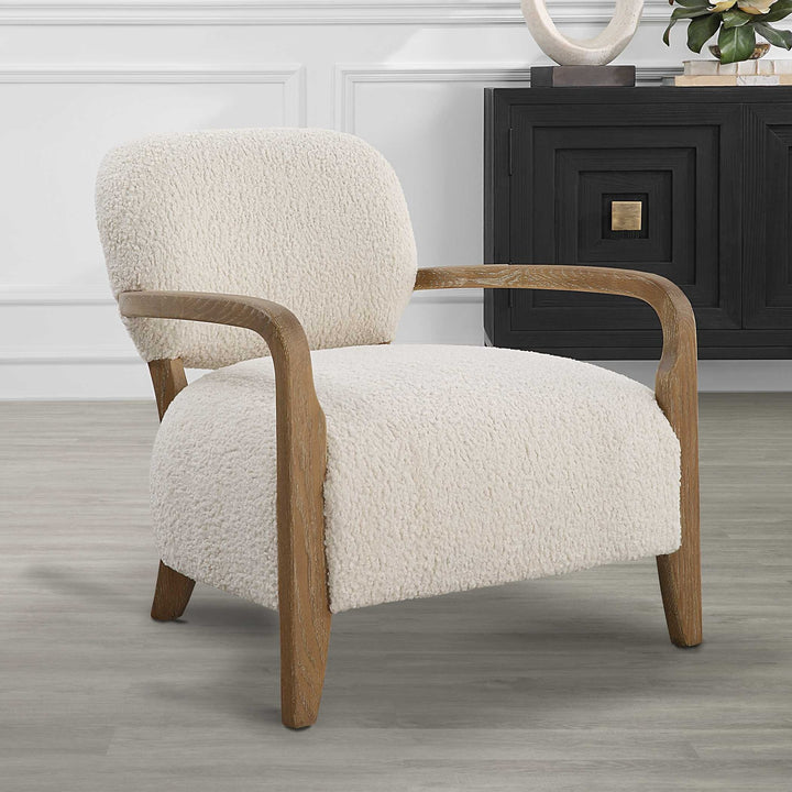 UTTERMOST TELLURIDE SHEARLING ACCENT CHAIR - Lounge