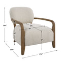 UTTERMOST TELLURIDE SHEARLING ACCENT CHAIR - Lounge