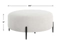 UTTERMOST ARLES PLUSH OTTOMAN - Benches, Ottoman, Stools