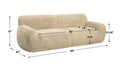 UTTERMOST ABIDE ROUNDED SHEEPSKIN SOFA - Sofa