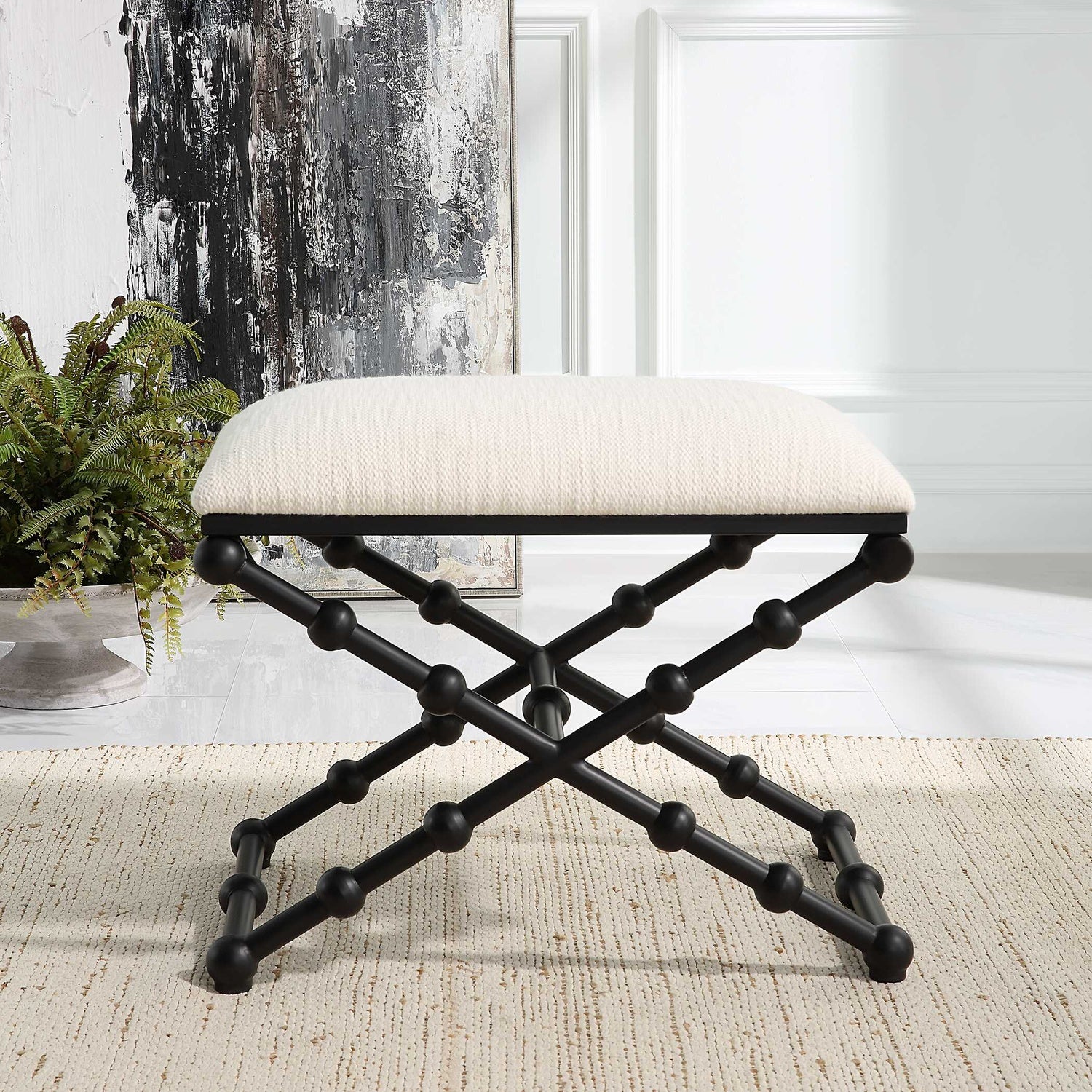 UTTERMOST DROPS BENCH - Benches, Ottoman, Stools