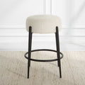 UTTERMOST Arles Plush Counter Stool - Bar Stools