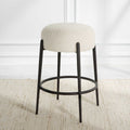 UTTERMOST Arles Plush Counter Stool - Bar Stools