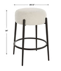 UTTERMOST ARLES PLUSH COUNTER STOOL - Bar Stools
