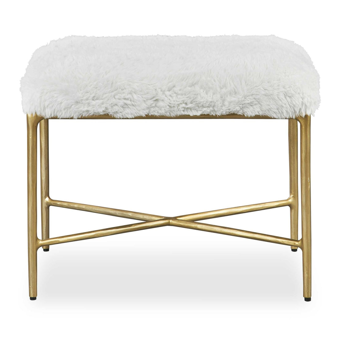 UTTERMOST Charmed Sheepskin Bench - Benches, Ottoman, Stools
