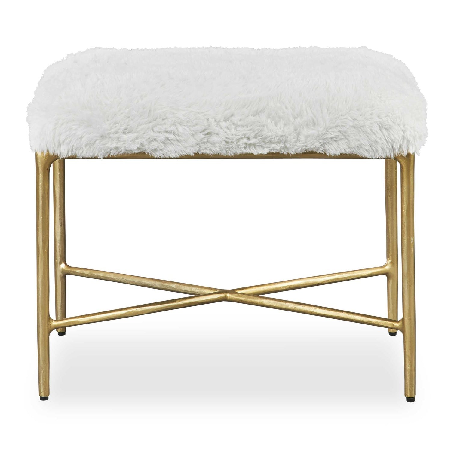 UTTERMOST Charmed Sheepskin Bench - Benches, Ottoman, Stools