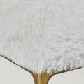 UTTERMOST CHARMED SHEEPSKIN BENCH - Benches, Ottoman, Stools