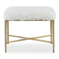 UTTERMOST CHARMED SHEEPSKIN BENCH - Benches, Ottoman, Stools