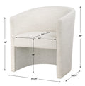 UTTERMOST Encompass Fabric Dining Chair - Dining Chairs