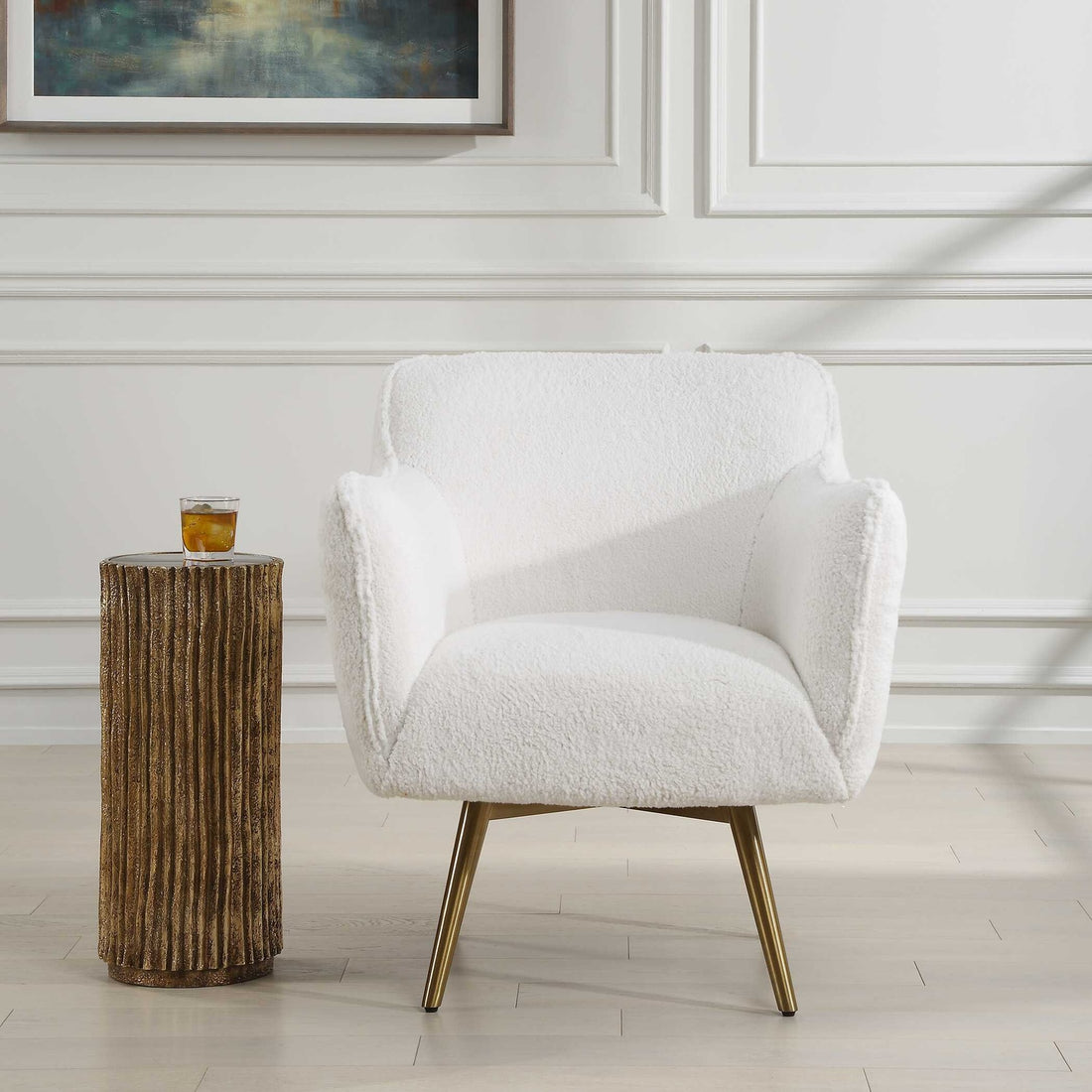 UTTERMOST Oasis Swivel Chair - Lounge