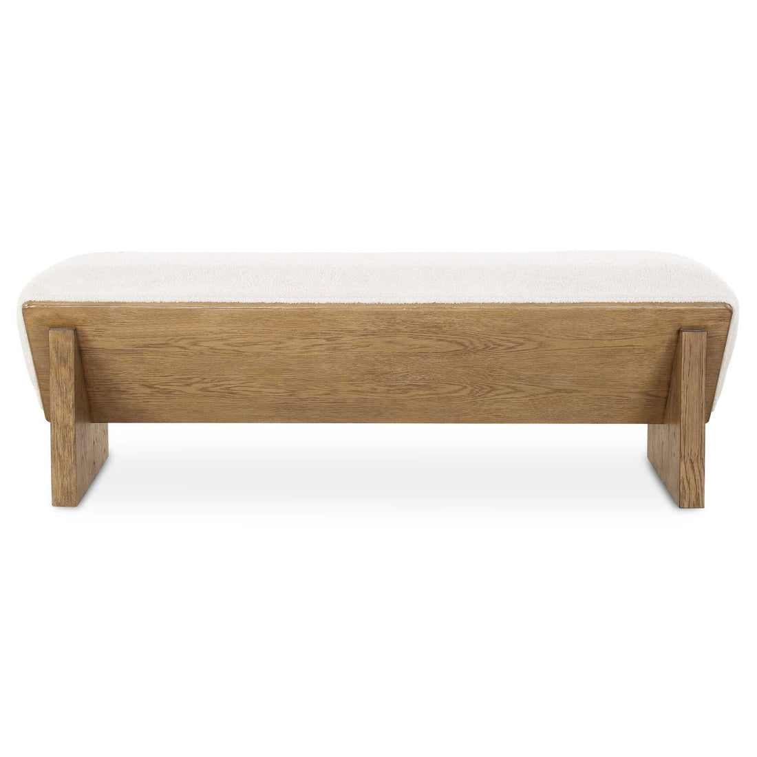 UTTERMOST Wedged Fabric Bench - Benches, Ottoman, Stools