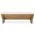 UTTERMOST WEDGED FABRIC BENCH - Benches, Ottoman, Stools