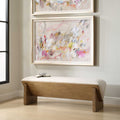 UTTERMOST WEDGED FABRIC BENCH - Benches, Ottoman, Stools