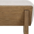 UTTERMOST Wedged Fabric Bench - Benches, Ottoman, Stools