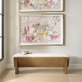 UTTERMOST WEDGED FABRIC BENCH - Benches, Ottoman, Stools