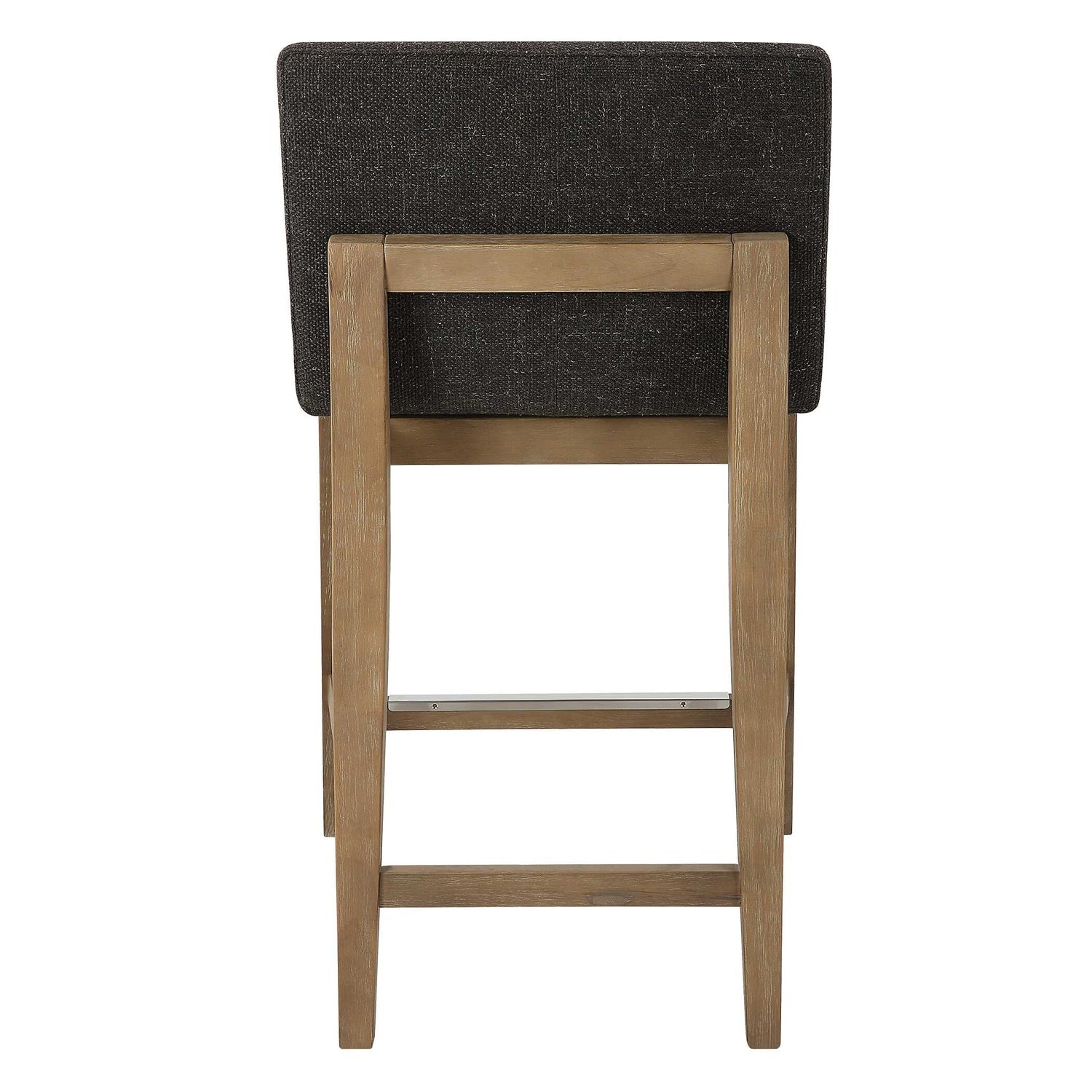 UTTERMOST Klemens Chocolate Counter Stool - Benches, Ottoman, Stools