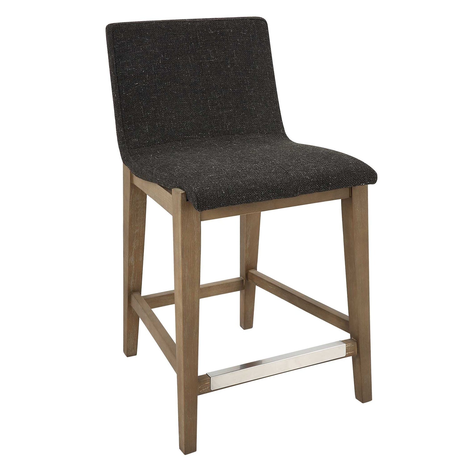 UTTERMOST Klemens Chocolate Counter Stool - Benches, Ottoman, Stools